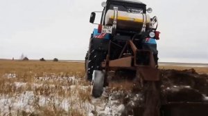 Трактор МТЗ Беларус 1221 в опытной эксплуатации!