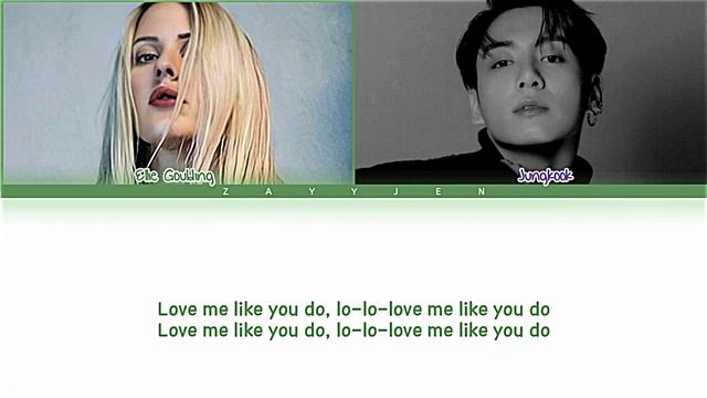 Jungkook AI  Ellie Goulding  Love Me Like You Do Color Coded Lyrics_v720P