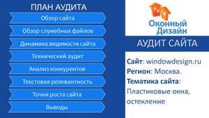 🚀 SEO Аудит сайта windowdesign.ru