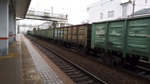 ВЛ10У-399 С ГРУЗОВЫМ СОСТАВОМ НА СТ. ГОЛУТВИН