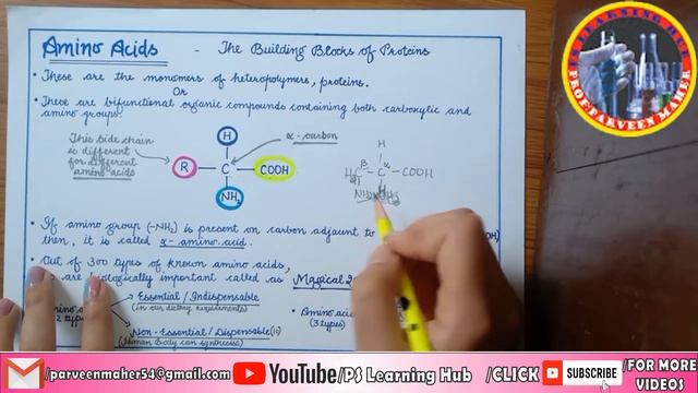 Amino acids - Structure and classification