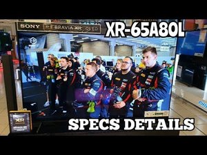 Sony OLED Bravia XR-65A80L 65" 4K HDR Google TV (2023) Overview!