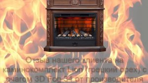 Отзыв на каминокомплект Lion с очагом 3D Fog 34 от Alex Bauman