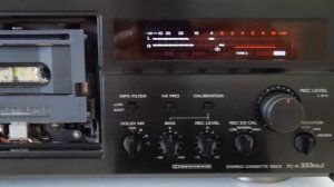 Кассетная дека sony k 333 esj, видео для демонстрации работоспособности