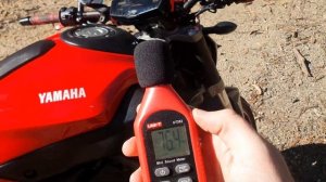 YAMAHA MT-07 // Yoshimura R77 sound test WITH DB  LEVEL