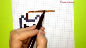 Как Рисовать Нян Кэта по Клеточкам ♥ Рисунки по Клеточкам