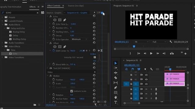 Simple Kinetic Typography in Premiere Pro 2023 | Quick Tutorial
