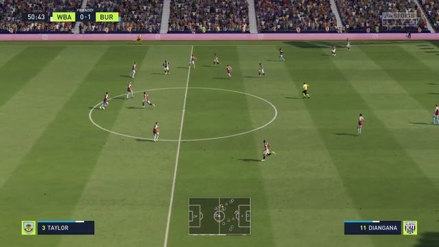 West Brom vs Burnley FIFA 22 Gameplay PS4 смотреть онлайн