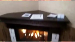 Купить угловой каминокомплект Stone New Corner 26 (античный дуб) с очагом 3D Novara 26 от Real Flame