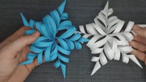 Как вырезать Бумажные снежинки. Легкое изготовление снежинок из бумаги