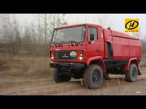 Белорусские МАЗы снова едут на Дакар: тестовые заезды грузовиков прошли на полигоне под Минском