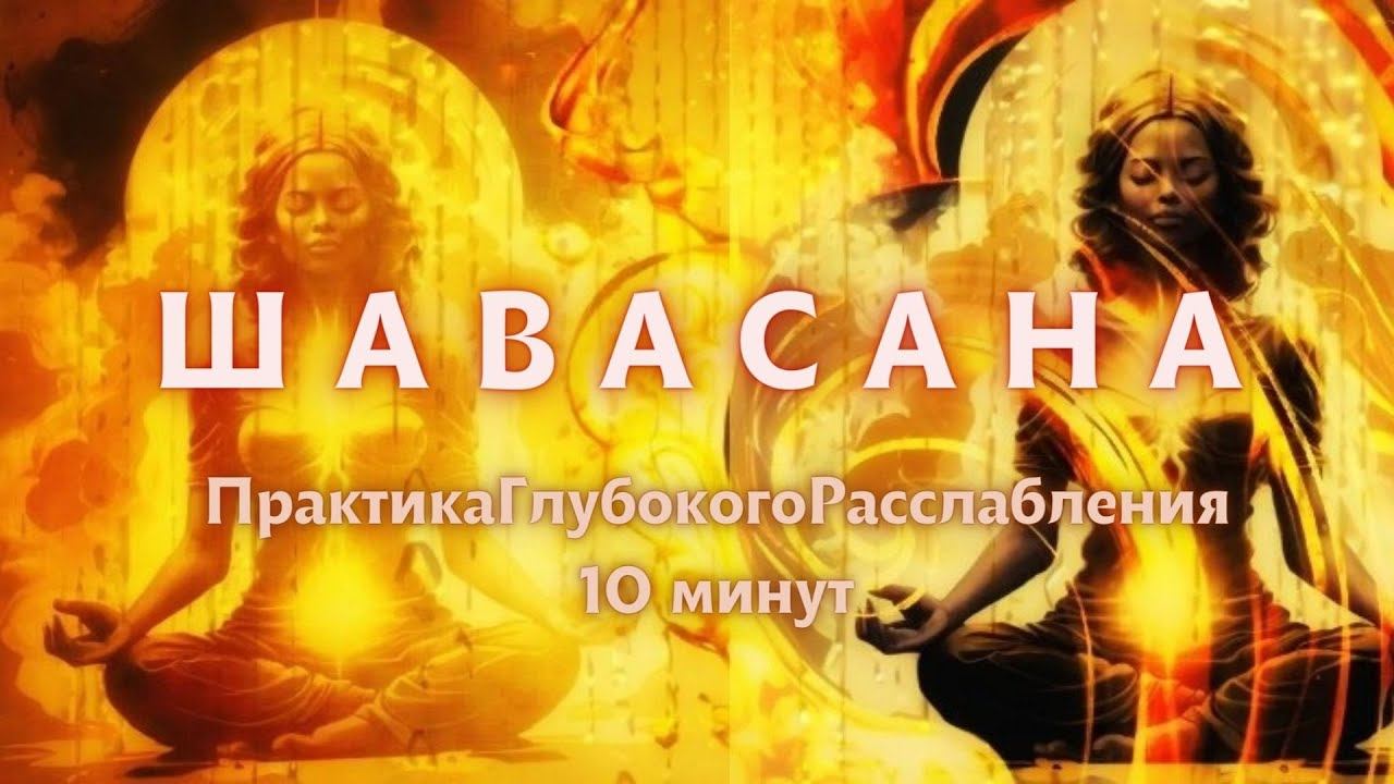 Шавасана. Практика глубокого расслабления.10 минут медитации смотреть онлайн