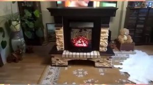 Купить каминокомплект Pierre luxe сланец (темный дуб) с очагом Majestic FX Black от Royal Flame