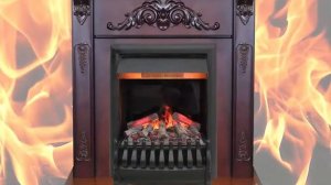 Каминокомплект Anita (античный дуб) с очагом 3D Oregan от Real Flame