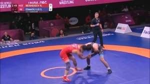 ФИНАЛ: 67 кг: РАЗЗАК БЕЙШЕКЕЕВ - САЕД МУРАД ИСМАИЛИ(Иран) Азия чемпионаты 2024 / Грек-рим