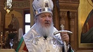 Лития и слово Патриарха Кирилла, у гроба священника Даниила Сысоева