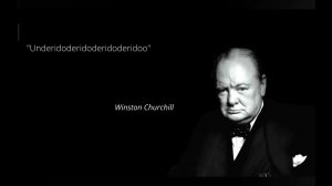 Черчилль говорит фигню