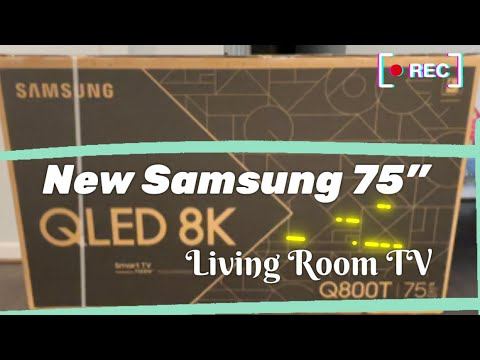Installing my Samsung 75” Class Q800T QLED 8K Living Room TV смотреть онлайн