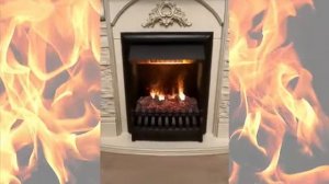 Каминокомплект Athena (белый дуб) с очагом 3D Oregan от Real Flame