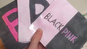 Black Pink 💕. Чёрное и розовое. Новинка. Бумажные сюрпризы.