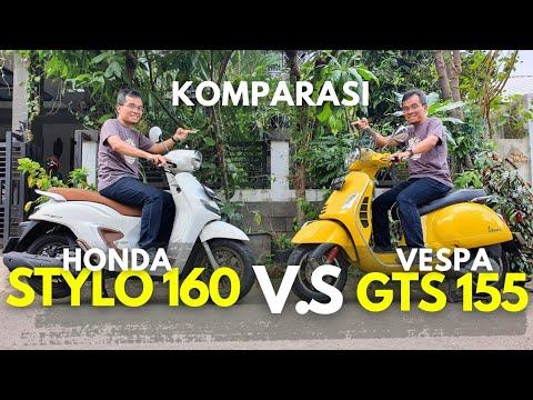 REVIEW : KOMPARASI STYLO 160 V.S VESPA GTS 155 | #tmcblog смотреть онлайн