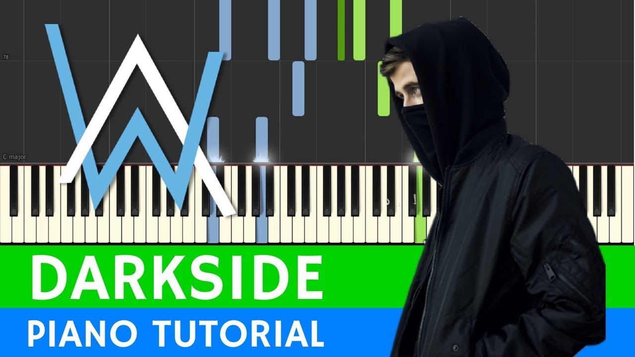 Alan Walker - Darkside | PIANO TUTORIAL | somanshu смотреть онлайн