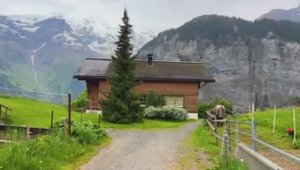 Пешая экскурсия по Гиммельвальду, Швейцария, в дождливый день. Самые красивые горные деревни Швейцар