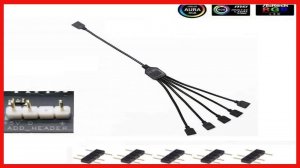 Great product -  Cooler Master 1-to-5 ARGB Splitter Cable / 5V - Support 3-pin Addressable RGB - LE