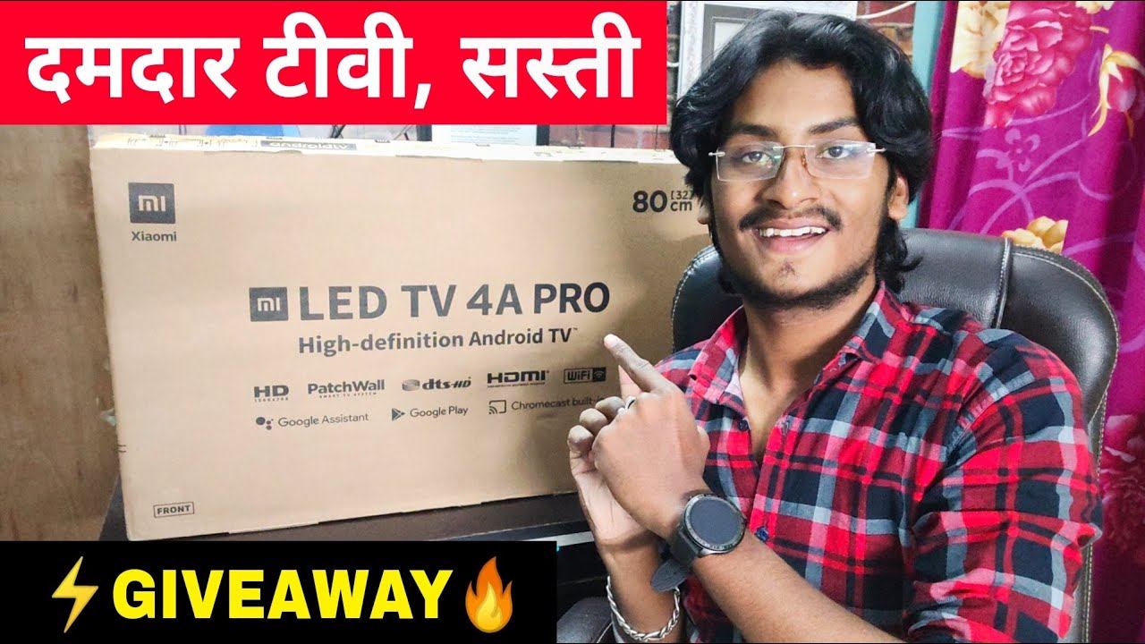 Mi LED TV 4A PRO Full Smart TV | Android TV | Low Price ⚡ Unboxing + Giveaway 🔥 смотреть онлайн