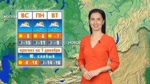 Прогноз погоды на 1 декабря в Новосибирске