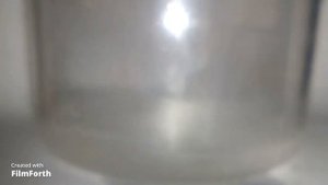 Реакция калия с водой! Reaction of potassium and water!