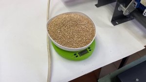 Работа весового дозатора по набору веса.