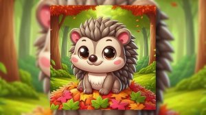 Детская песня: Весёлый ёжик в лесу 🦔
