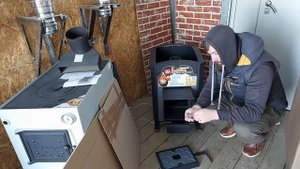 Печь БЫЛИНА. Распаковка и ОБЗОР. Чугунная БАННАЯ печь БЫЛИНА.