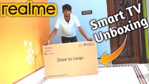 Realme tv unboxing // Realme smart TV 43 inches unboxing // realme 43 inches 4k tv unboxing