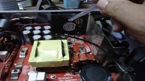 Conserto na fonte da behringer NU6000