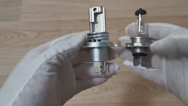 Супер яркие Led лампы H4 на 12/24 вольт смотреть онлайн