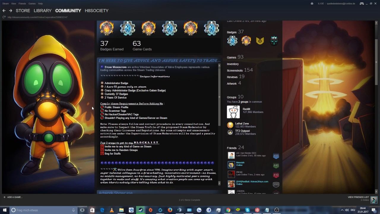 Steam Admin Impersonator/Item verification scammer. смотреть онлайн
