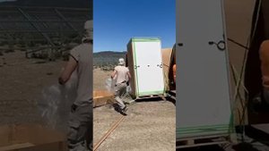 Монтаж Солнечной станции 7000 киловатт.Как правильно распаковать палету с солнечным панелями?