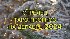 СТРЕЛЕЦ/ТАРО-ПРОГНОЗ/ДЕКАБРЬ2024