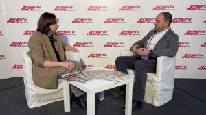 Евгений Гелло (ООО «Горнозаводск-цемент») в студии «АиФ-Прикамье» на ПИПФ'24
