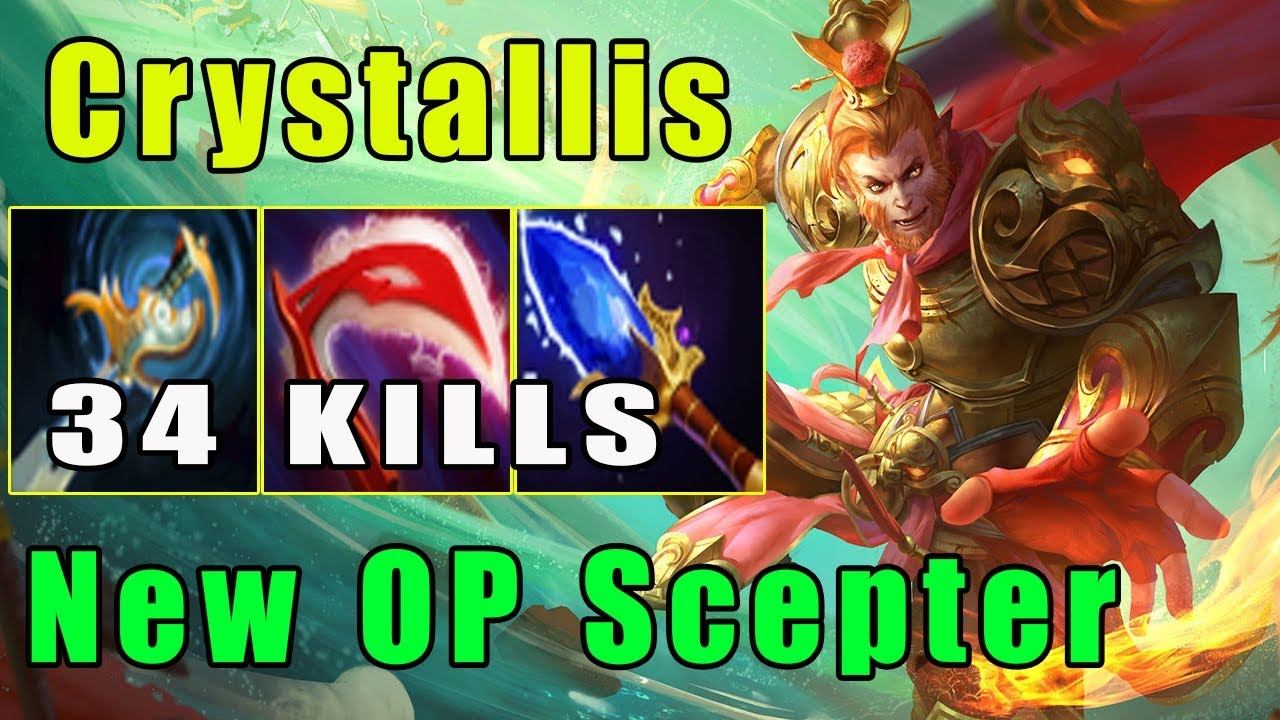 [Monkey King] Crystallis New Scepter Build Got 34 Kills and ULTRA KILL (FullGame Dota2 7.22b)