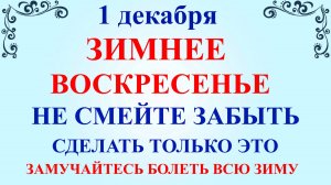 1 декабря Первый День Зимы, День Платона и Романа. Что нельзя делать 1 декабря. Традиции и приметы