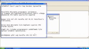 Siemens S7-200 UPLOAD / DOWNLOAD - PROGRAM BACKUP - PROGRAM YEDEKLEME