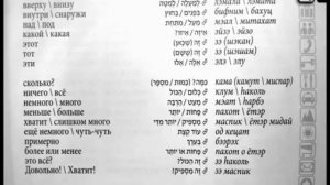 ★★★★★Учим иврит. Разговорник для говорящих по-русски.