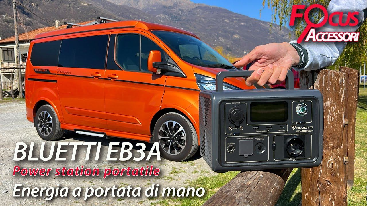 Bluetti EB3A Power Station portatile: l'energia a portata di mano, anche in camper смотреть онлайн