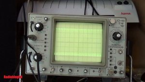 Проверка осциллографом усилителя на 6ф3п и прослушка музыки