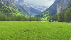 Штехельберг, Швейцария 4K Самая красивая деревня в долине Лаутербруннен Райское место!...