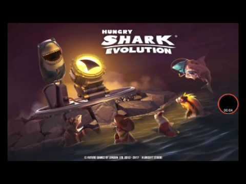 Прохождение игры Hungry Shark Evolution большой папочка (дунглеостей)