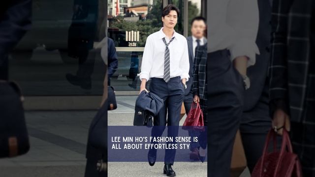 Lee Min Ho's street style outfits 🥰 #celebrity #leeminho #kdrama #streetstyle